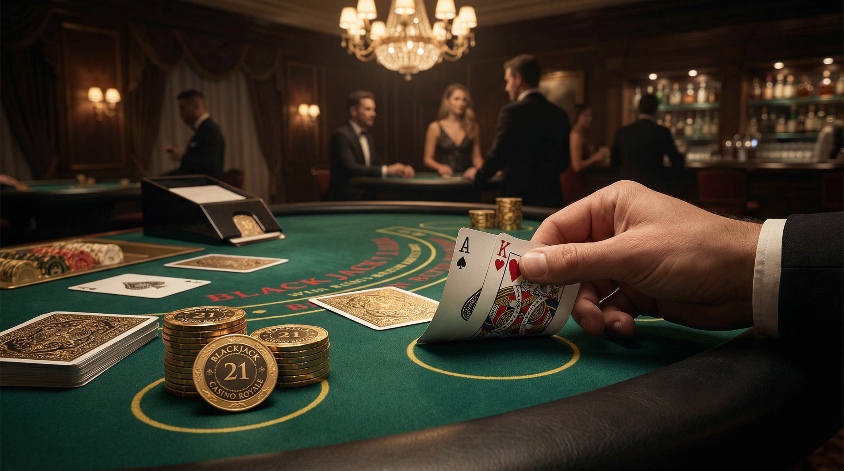 炸金花游戏21点游戏桌面